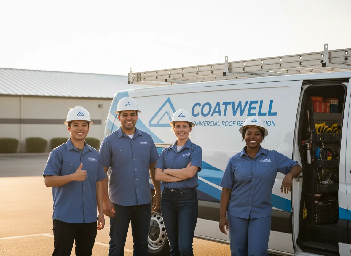 Commercial roof coating company in Rose Creek, MN